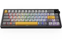 Клавиатура игровая механическая беспроводная Ajazz AK-650B Black RGB Flying Fish Switch Hot-Swap 2.4G/Bluetooth/USB - мініатюра 2