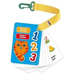 Игра настольная Vladi Toys Карточки на ремне Цифры и счет VT2000-23