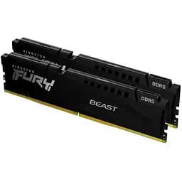 Модуль пам'яті для комп'ютера DDR5 16GB (2x8GB) 6000 MHz Beast Kingston Fury (ex.HyperX) (KF560C36BBEK2-16)