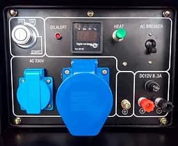 Генератор Синхронний KonnerSohnen KS 6100HDE, 5.5KW, дизель, 230V / 5000 Вт / Дизель (KS6100HDE) - мініатюра 6