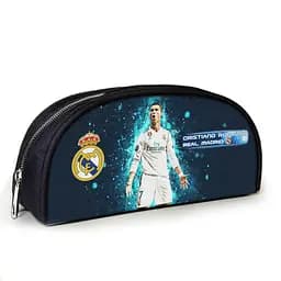 Пенал школьный с принтом Криштиану Роналду 23х10х8 см детский для девочки, мальчика (3904)