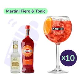 Коктейль Martini Fiero & Tonic (набір інгредієнтів) х10 на основі Martini Fiero