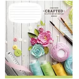 Зошит учнівський Hand made Crafted Школярик 024-3229L-2 у лінію на 24 аркуші