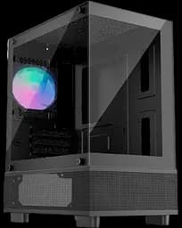 Корпус 1stPlayer Mi2-A-BK-2F7R-1F7 ARGB Black