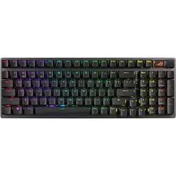 Клавіатура ASUS ROG Strix Scope II 96key NX Snow USB-A/WL/BT EN/UK RGB Black (90MP037A-BKMA00) - мініатюра 6