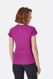 Футболка Rab Force SS Tee wmns 12 Світло-фіолетовий - мініатюра 2