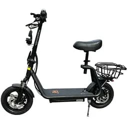 Электросамокат KUGOO Kirin C1+ Plus 18Ah 2025 года с сиденьем и корзиной