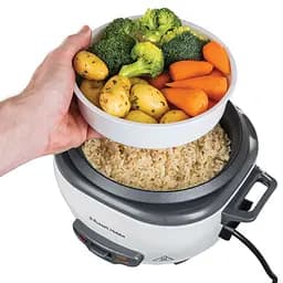 Рисоварка Russell Hobbs Medium сіро-чорний 300 Вт (27030-56) - мініатюра 6