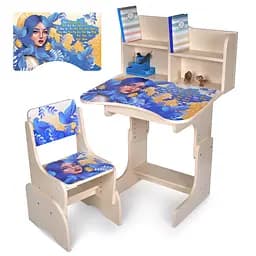 Парта со стульчиком, 69.5x44.5 см, Украиночка, азбука, N2071-5-2