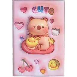 Блокнот ZiBi Capybara 2 Kids Line 3D 145х210 мм клетка 80 листов (ZB.700009)