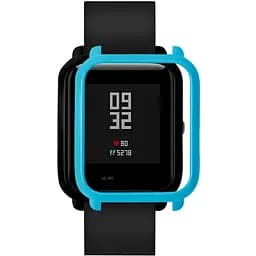 Защитный бампер Tamister для смарт-часов Amazfit Bip/Bip Lite голубой