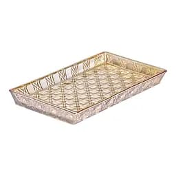 Блюдо для закусок Lirmartur скляне 27,5*13,5*2,5 см, hexagon Yiwu HP-YH-56