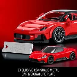 Колекційна машинка-конструктор Hot Wheels Mattel Brick Shop Speed Maserati (JFR90) - мініатюра 5
