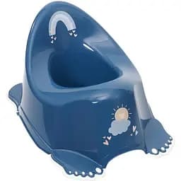 Дитячий горщик Tega Метео з протиковзкою гумою та музикою синій