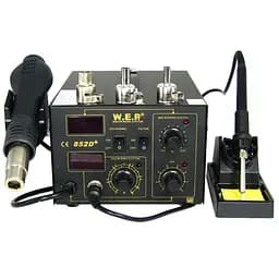Паяльная станция WEP 852D+FAN фен, паяльник