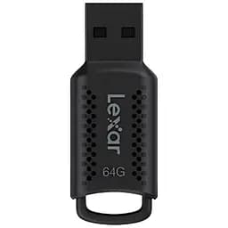 USB флеш накопичувач Lexar 64GB JumpDrive V400 Black USB 3.0 (LJDV400064G-BNBNG) - мініатюра 2