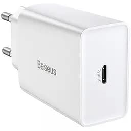 Зарядний пристрій Baseus Speed ​​Mini Quick Charger USB-C 20W EU Black - мініатюра 2