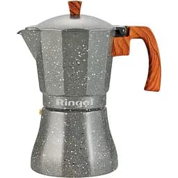 Гейзерна кавоварка Ringel Grey line 300 мл сіра (RG-12104-6)