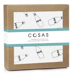 Пелюшки фланелеві Cosas Milk 80х100 см, білі