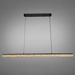 Підвісна LED-люстра Diasha XH1001/1000BK, чорна, 100x4 см, 28 W