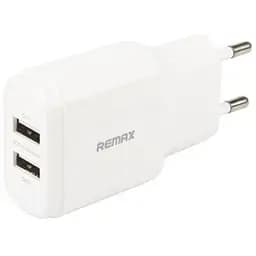 Адаптер мережевий Remax 2*USB 2.1 A Rp-u22 зарядний блок живлення