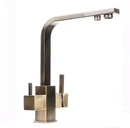 Змішувач для кухні під осмос Globus Lux GLLR-0111-9-Bronze Бронза