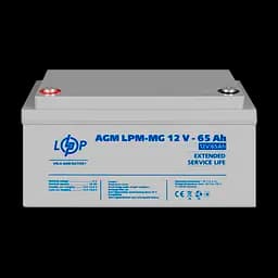 Акумулятор мультигелевий LPM-MG 12V - 65 Ah - мініатюра 2