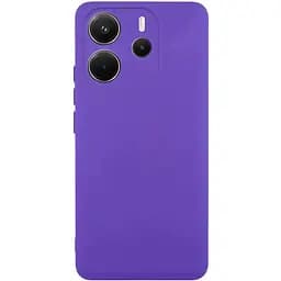 Чохол Lakshmi Silicone Cover Full Camera (AAA) для Xiaomi Redmi Note 14 4G (Int. version) Фіолетовий / Amethyst