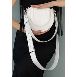 Жіноча шкіряна сумка Mandy біла