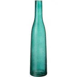 Ваза J-line скляна вузька блакитна 38 см (13981)