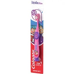 Дитяча зубна щітка Colgate Little Kids Smiles рожева - мініатюра 2
