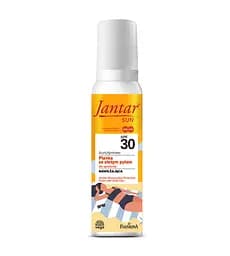 Зволожувальна янтарна пінка з золотистим напиленням SPF 30 Jantar Sun Farmona 150 мл