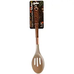 Ложка кухонна Gusto Wood GT-5906 з отворами нейлон (147519)