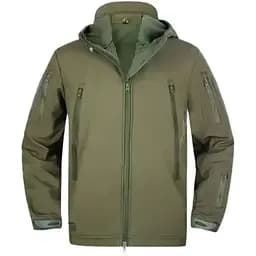 Тактична куртка флісова з підкладкою Solve KT6001001 Олива Shark Skin Softshell Assault розмір 2XL