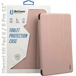 Чохол до планшета BeCover TPU Edge stylus mount Xiaomi Mi Pad 6 / 6 Pro 11" Rose Gold (709557)