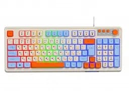 Клавиатура KBG-3C01-UA, White Maxxter teh0020586