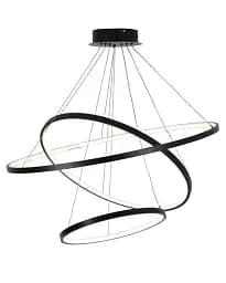 Подвесной светильник, люстра Goldlux 330024 Lea 3 Led 3x60W 4000K 8000Lm IP20 Черный