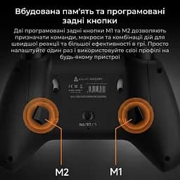 Бездротовий геймпад Ajazz GP100 RGB чорний (GP100-B) - мініатюра 9