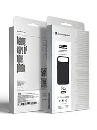 Силиконовый чехол с MagSafe для Apple iPhone 17 Air, ICON2 MagCase, черный, противоударный, панель с мягкой подкладкой, защита всего корпуса, поддержка беспроводной зарядки, совместим с защитными стеклами и пленками, ArmorStandart (ARM86250) - мініатюра 10
