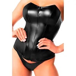 Корсет Noir Handmade F334 Powerwetlook corset - L