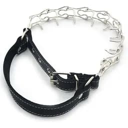 Суворий нашийник для собак Zoo-hunt комбінований з водою нікелевий НЖР №3 52-60 см