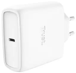 Зарядное устройство сетевое Maxo 65Вт GaN USB-C PD/PPS белый Trust teh0018766