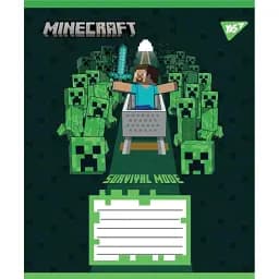 Зошит Yes Minecraft Walls А5, 24 аркуша в клітинку (767568)