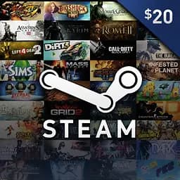Код активації Steam Gift Card (Стім) на 20 USD US-регіон 