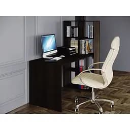 Стіл комп'ютерний Moreli зі стелажем Id8210 Венге темний (id27-0000-82-10-venge)