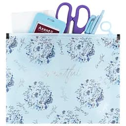 Папка на блискавці zip-lock Axent Flower Symphony-2 А5+ (1498-45-A) - мініатюра 3