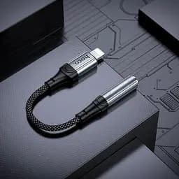 Перехідник Hoco Lightning to 3.5 мм Fresh digital audio converter LS36A 0.12 м DA - мініатюра 3