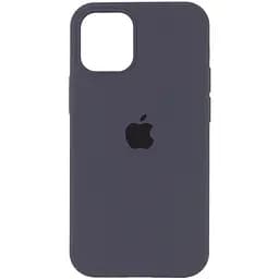 Чохол Silicone Case Full Protective (AA) для Apple iPhone 15 Pro Max (6.7) Сірий / Dark Gray