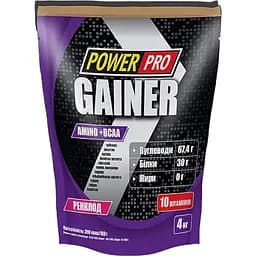 Гейнер Power Pro Gainer Ренклод слива 4 кг