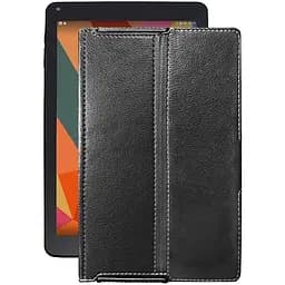 Чехол StatusCASE из экокожи для планшета Sigma mobile X-style Tab A101 Черный глянец